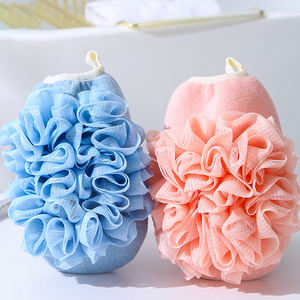Baño Loofah Cuerpo Esponja Cepillos <span class=keywords><strong>Spa</strong></span> Puf Luffa Exfoliante Baño Guante Ducha Depurador Guante Manopla Almohadilla de limpieza con flor - Product Image 1