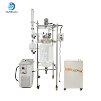 Réacteur en verre à double enveloppe de 100 L avec circulateur de refroidissement non hermétique pour les procédés de synthèse chimique en laboratoire