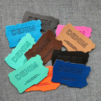 Nouvelle collection Printemps-Été : Étiquette en cuir personnalisable DIY pour vêtements écologiques, avec lettrage et gaufrage en creux ou en relief