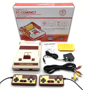 500 en 1 juegos clásicos FC <span class=keywords><strong>Consola</strong></span> De Juegos rojo blanco <span class=keywords><strong>consola</strong></span> De juegos De ordenador familiar 8 bits salida AV juegos familiares Puerto De TV Video - Product Image 1
