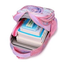 Nouveau Sac à Dos à Roulettes 3D en Nylon et Cuir, Grande Capacité, Portable, pour Étudiants du Primaire, Ensemble de Voyage