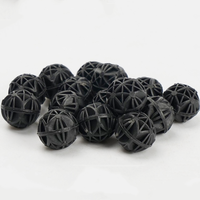 Bio Ball, média de biofiltration, Bio Ball noir, Bio Ball pour le traitement des eaux usées, Zhongying