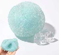 Balle anti-stress TPR souple et croustillante effet glace, balles sensorielles fidget apaisantes et relaxantes, jouet anti-stress à presser effet slushy