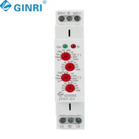 Relais de temporisation de cycleur asymétrique 220V Din Rail 1 SPDT 2 SPDT Relais de temporisation Relais de répétition électronique