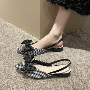 Sandales plates d'été pour femmes Chaussures simples élégantes avec fermeture à lacets Semelle souple Talon bas pour l'extérieur Casual Luxury - Product Image 5