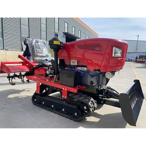 Traktor Crawler 35HP Traktor Mini Pertanian Peralatan Pertanian Mesin Pengolah Tanah Crawler <span class=keywords><strong>Cultivator</strong></span> - Product Image 2