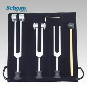 Sets de diapasons de guérison des chakras Solfeggio sacrés avec sac – Outils de thérapie sonore, de vibration et de musique pour le yoga - Product Image 1