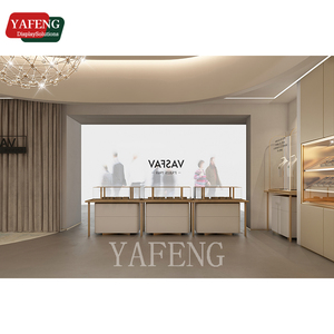 Luxury Modern Jewelry Shop 3D Rendering <strong>Layout</strong> Plan with LED Lighting Interior <strong>Design</strong> &amp; Showcase for Showroom Decoration - Product Image 2