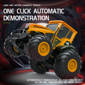 Camión Anfibio a Control Remoto a Escala 1:18, Incluye Cable USB, Tractor Agrícola, Camión de Granjero, 4x4, Coche de Escalada <span class=keywords><strong>RC</strong></span>, Juguetes - Product Image 5
