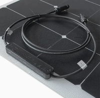 Panel Solar Flexible ETFE de Alta Eficiencia 100W 150W 200W, Módulo Solar Monocristalino 12V 24V para RV, Barco, Yate, Camping, Furgoneta, Sistema Fuera de Red