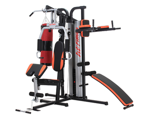 Sacco da boxe con supporto per <span class=keywords><strong>allenamento</strong></span> a <span class=keywords><strong>casa</strong></span> Multi-funzionale per il Fitness <span class=keywords><strong>Set</strong></span> di grande <span class=keywords><strong>allenamento</strong></span> combinato per la forza