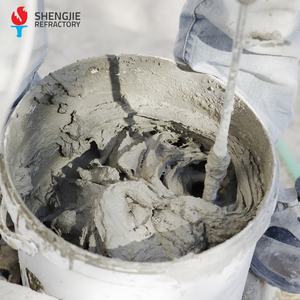 Mortero de cemento de alúmina de alta temperatura horno adhesivo húmedo material refractario aglutinante de unión de ladrillos de fuego - Product Image 3