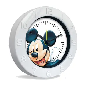 Customized Business Gift Plastic Gift Table Alarm Desk Clock