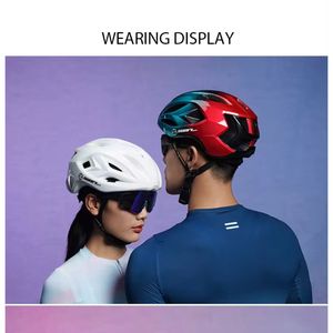 <span class=keywords><strong>Casco</strong></span> de Ciclismo de <span class=keywords><strong>gama</strong></span> <span class=keywords><strong>alta</strong></span> personalizado de fábrica OEM CE/CPSC/GB certificado bicicleta de <span class=keywords><strong>carretera</strong></span> Uso integrado moldeado EPS cascos deportivos adultos - Product Image 6