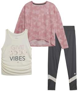 Ensemble de yoga pour enfants avec manches longues confortable doux léger Fitness course entraînement enfants vêtements de sport nouveautés - Product Image 1