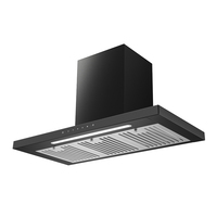 Hotte de cuisinière murale en forme de T IDEA, hotte de cuisine intelligente professionnelle en acier inoxydable, échappement de cheminée, appareil ménager OEM