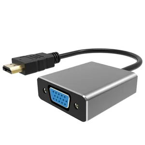 Hdmi Naar Vga Converter Adapter 0.15M 1080P Gold Plated Hdmi Male Naar Vga Vrouwelijke Voor Computer Desktop