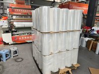 Film étirable pour emballage alimentaire en rouleau jumbo, LLDPE, couleur et taille personnalisées, haute brillance, toucher doux