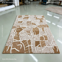 Tapis tufté à la main en laine, tencel, bambou et soie, tapis de sol fait main pour salon, chambre à coucher, décoration moderne de la maison