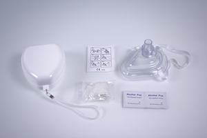 Masker Resuscitator saku masker <span class=keywords><strong>CPR</strong></span> pertolongan pertama katup satu arah harga bagus - Product Image 2