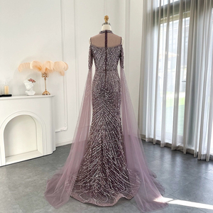 Vestido de noche de lujo de alta gama, nuevo estilo 2026 - elegante y sofisticado vestido de pasarela europeo para el verano - Product Image 6