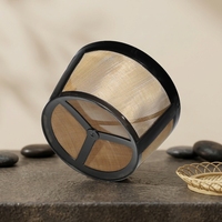 Filtre à café réutilisable en maille d'acier inoxydable pour les cafetières Mr. Coffee 4 tasses
