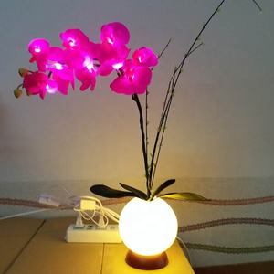 Lámpara Decorativa LED de Plástico con Forma de Flor, Luz Nocturna USB, Tulipán, Rosa, Lámpara de Fibra Óptica, Flor de Fibra Óptica, Creativa - Product Image 2