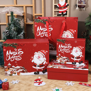 <strong>Wholesale</strong> Eco-friendly Recyclable Custom Printed <strong>Christmas</strong> <strong>Gift</strong> Folders with UV Coating Embossing Ribbon Bulk Candy Chocolate - Product Image 2