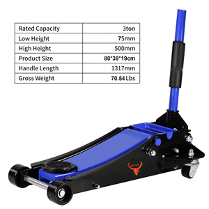 Gato hidráulico de botella de alta resistencia y buena calidad, herramientas de elevación de acero - Product Image 1