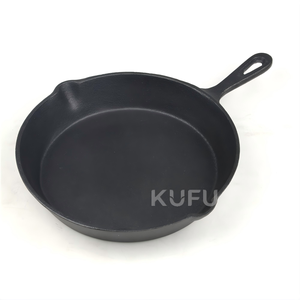 Sartén <span class=keywords><strong>de</strong></span> <span class=keywords><strong>Hierro</strong></span> <span class=keywords><strong>Fundido</strong></span> Precurado <span class=keywords><strong>de</strong></span> 8/10/12 Pulgadas con Caja <span class=keywords><strong>de</strong></span> Regalo Personalizada, Marca OEM, Precio al por Mayor - Product Image 4