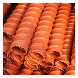 Post Tension Pe Plastic Duct 100 200Mm 500Mm 600Mm Voorgespannen Beton Pc Streng Hdpe Ribbelbuis Prijs Voor Postspanning