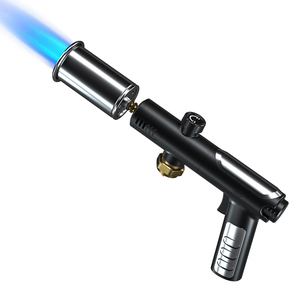 Lance-flammes rechargeable en acier inoxydable et alliage de zinc, torche de barbecue au propane et <span class=keywords><strong>chalumeau</strong></span> d'extérieur - Product Image 6