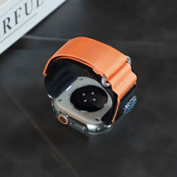 BEEFLYPOWER Neues Premium Kompass Nylon-Schlaufenarmband für Apple IWatch Ultra 3 2 Series 11 10 9 8 7 Se 46mm
