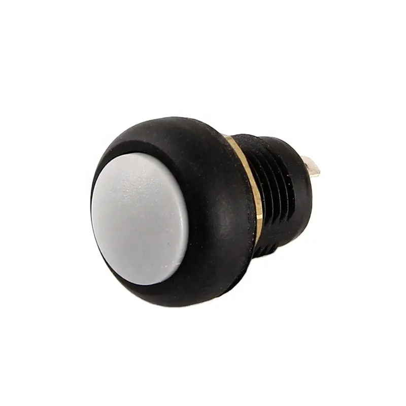 Hot bán giá Tốt mini an toàn nhựa electric12mm chốt push button chuyển 2 Pin cơ chế