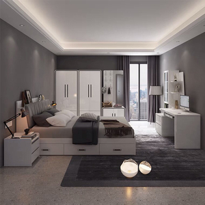 Set di Mobili per Camera da Letto in Legno Personalizzato all'Ingrosso, Set di Lusso per Camera da Letto per <span class=keywords><strong>Adulti</strong></span>, Set King Size - Product Image 4