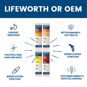 Proteína en Polvo de Caldo de Hueso Lifeworth, Apta para Carnívoros Adultos, Paleo y Keto, Apoya la Salud de la Piel, el Cabello, las Uñas, las Articulaciones y el Sistema Inmunitario - Product Image 3
