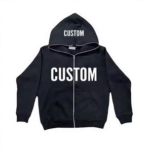 Sudaderas con Capucha Extra Grandes para Hombre, 100% Algodón, de Alta Calidad, Estilo Urbano Americano, Invierno 2025, Técnica de Lavado Regular, Personalizadas - Product Image 1