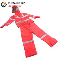 Combinaison de protection contre les jets d'eau 10 000 psi, pantalon et veste, certifiée CE, combinaison de protection UHP pour les opérations offshore