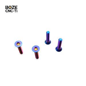 Tornillos Torx de Cabeza Plana de Titanio Grado 5 M6 M8 DIN7991 Mecanizados por CNC, de Venta Caliente, para Productos de Entretenimiento Deportivo con Hidroala - Product Image 6