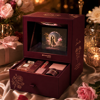 Boîte cadeau publicitaire IA avec écran LCD et vidéo, boîte à musique vidéo, emballage de présentation