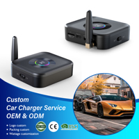 Penerima Nirkabel GR01 Adaptor Audio Bluetooth Mobil Amplifier Sistem Suara Jangkauan Jauh 50m Hubungkan 2 Perangkat