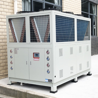 Contrôle intelligent de la température, économie d'énergie, noyau de refroidisseur modulaire à défilement refroidi par air 220V incl. Pompe de compresseur pour processus chimique