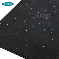 Tapis en fibre optique en nylon de grande qualité 1x2m Tapis étoile en fibre optique sensorielle Tapis de sol pour chambre sensorielle