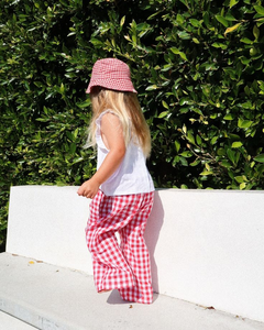 <span class=keywords><strong>Pantalon</strong></span> à carreaux gingham pour enfants en bas âge, garçons et filles, été, Australie, doux, 100% coton, <span class=keywords><strong>pantalon</strong></span> large, tenue pour bébé - Product Image 2