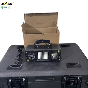 Luces de Fiesta DJ Doradas 30W 5en1 RGBWA LED+<span class=keywords><strong>LASER</strong></span>+GOBO DMX/Control Remoto/Activación por Sonido, Blanco Verde, Efecto Ojo de Abeja/Múltiples Patrones, Estroboscópico 6000K - Product Image 1