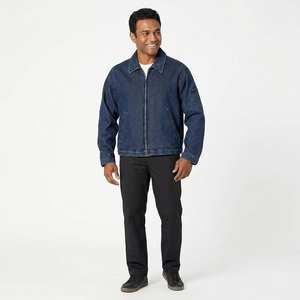 <b>Custom</b> Zipper up Vintage <b>Denim</b> <b>Jacket</b> Unisex Perfect Fit with OEM Colors Available Wholesale OEM Order Welcome - Product Image 1