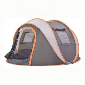 Grande tente de camping familiale pliable, imperméable, pour l'extérieur, quatre saisons, une chambre, automatique, pop-up, pour la pêche - Product Image 2