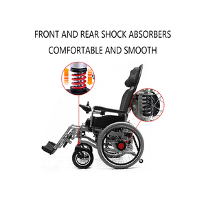 Silla de ruedas eléctrica plegable, silla de ruedas ligera con Motor accionado por China, la más barata - Product Image 5