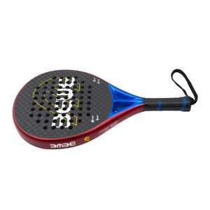 BEWE profesional OEM cabeza calidad personalizada forma redonda <span class=keywords><strong>carbono</strong></span>/3K12K/18K fibra de <span class=keywords><strong>carbono</strong></span> Popular paleta pádel <span class=keywords><strong>pala</strong></span> de raqueta de tenis - Product Image 4