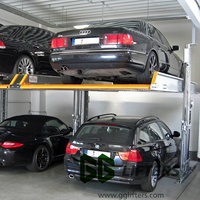 Ascenseur de stationnement de voiture de poteau de garage automatique utilisé pour l'ascenseur de stockage de voitures système de stationnement vertical hydraulique équipement de stationnement automatique